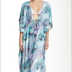 Letarte Handmade Triple Tie Front Coverup